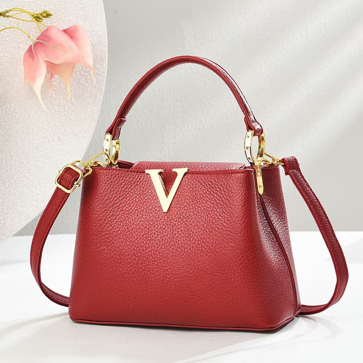 Korean-Style Modern Bucket Bag - Image 2